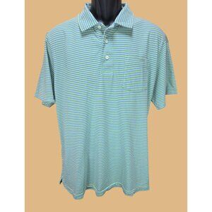 Vineyard Vines Mens Polo Large Striped Pima Cotton